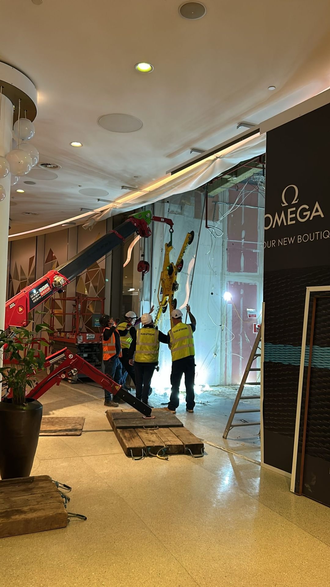 Omega Boutique — Shopfront & Strip-Out